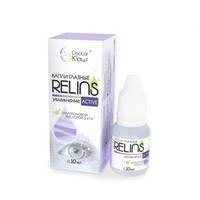 Капли глазные RELINS увлажнение Active с гиалуроновой кислотой 0.41% 10мл №1