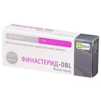 Финастерид-OBL таблетки п/о 5мг упаковка №30