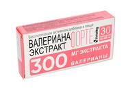 Валериана Экстракт форте таблетки БАД 600мг упаковка №30