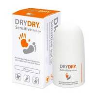 Средство-антиперспирант от потоотделения DRY DRY  Sensitive Roll-On 50мл упаковка №1