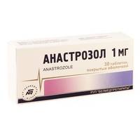 Анастрозол таблетки п/о 1мг упаковка №30