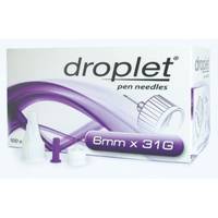 Игла для шприц-ручек DROPLET для введения инсулина 31G 6мм №100