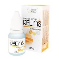 Капли глазные RELINS с витаминами А, Е, В6 10мл №1