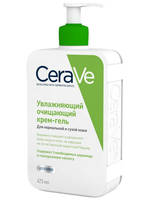 Крем-гель CeraVe увлажняющий очищающий для норм. и сухой кожи лица и тела 236мл №1