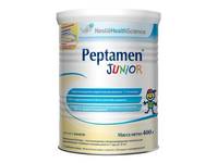 Пептамен Юниор спец.пищ. продукт Nestle  от 1 года до 10 лет для диет.леч.питания с аром.ванили 400г