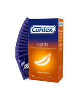 Презервативы Contex Lights особо тонкие натур. латекс упаковка №12