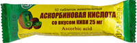 Аскорбиновая кислота таблетки жеват. (со вкусом киви) 25мг упаковка №10