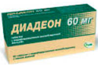 Диадеон таблетки с модиф. высвобождением 60мг упаковка №60