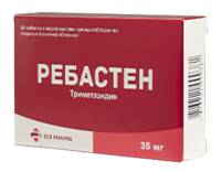 Ребастен таблетки с модиф. высвобождением, п/о 35мг упаковка №60