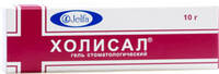 Холисал гель стоматологический 87,1мг/г 0,1мг/г 10г туба №1