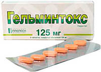 Гельминтокс таблетки п/о 125мг упаковка №6