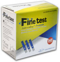 Система контроля уровня глюкозы в крови "Finetest Auto-coding Premium" с комплектующими  +тест/пол (25 шт.) №1