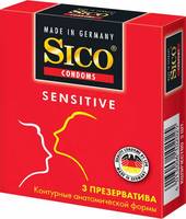 Презерватив SICO - SENSITIVE (контурные) №3