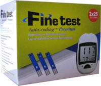 Тест-полоски Finetest Auto-coding Premium (50шт х 4) м-лы расходные к с-ме Finetest Auto-coding Premium упаковка