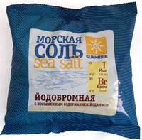 Соль косметическая морская природная SUNMARIN йодо-бромная 1кг