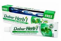 Зубная паста ДАБУР травяная Базилик в комплекте с зуб.щеткой 150г упаковка №1