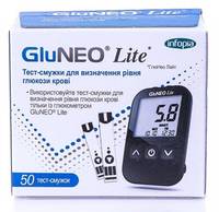 Тест-полоски GluNeo Lite м-лы расходные к с-ме GluNeoLite упаковка №50