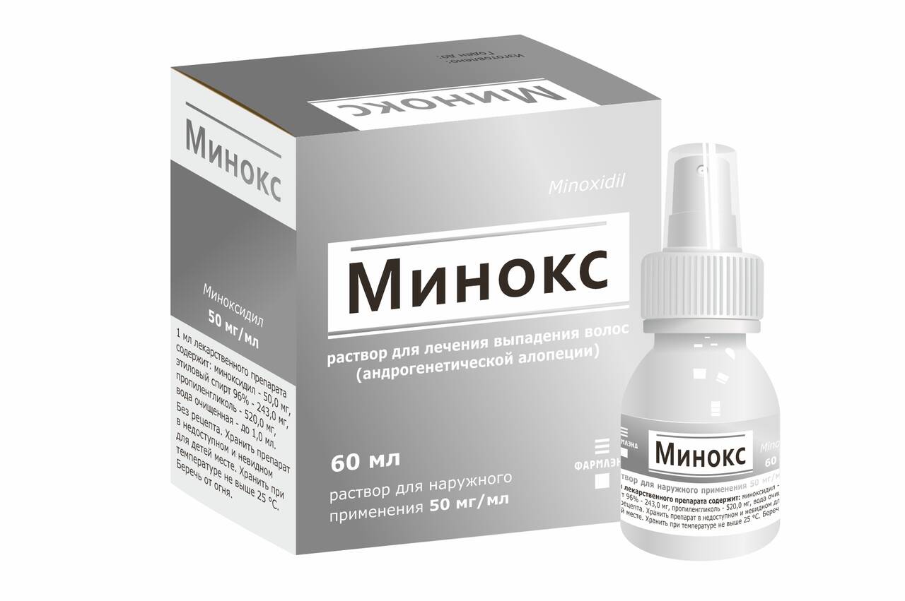 Минокс р-р для наруж. прим. 50мг/мл 60мл флакон №1