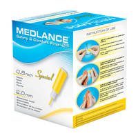 Ланцеты одноразов.Medlance Plus  SPECIAL  0.8mmx2.0mm штука №200