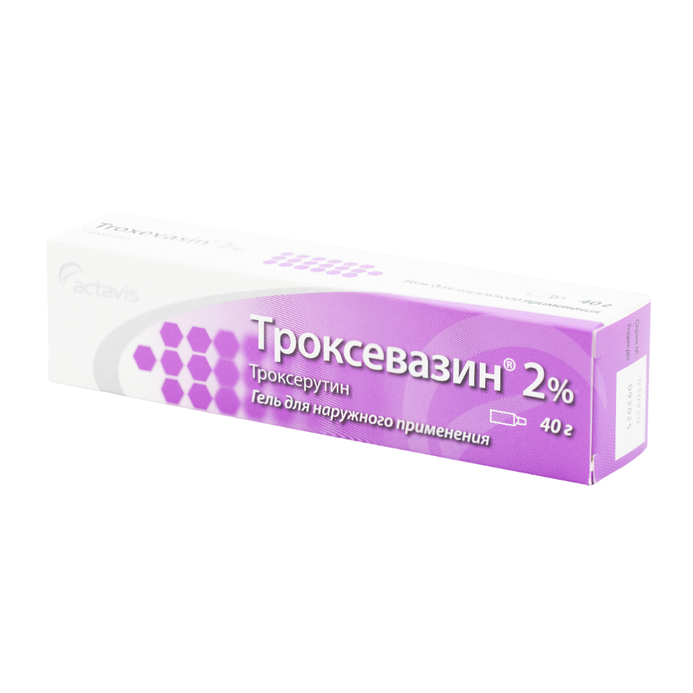 Троксевазин гель для наруж. прим. 20мг/г 40г туба №1