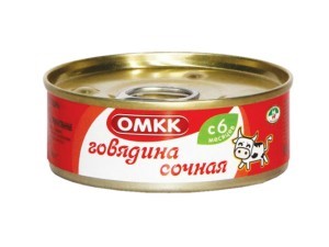 Консервы мясные ОМКК говядина сочная с 6-и месяцев 100г №1