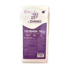 Пеленки впитывающие детские DR.DINNO 60*90см упаковка №10