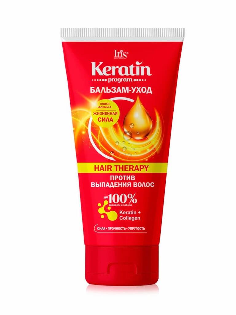 Бальзам-уход Keratin program HAIR TERAPY против выпадения волос 180мл №1