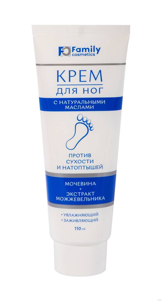 Крем FAMILY COSMETIC для ног с мочевиной и экстрактом можжевельника 110мл №1