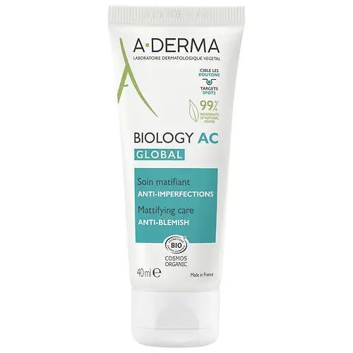 Крем A-DERMA BIOLOGY AC GLOBAL для комплексного ухода  за проблемной кожей 40мл №1