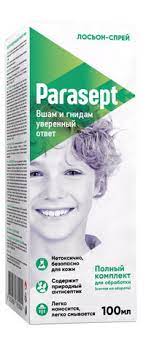 Parasept от вшей и гнид раствор ср-во педикулицидное 100мл упаковка №1