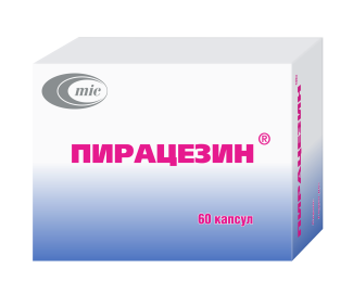 Пирацезин капсулы 400мг 25мг упаковка №60