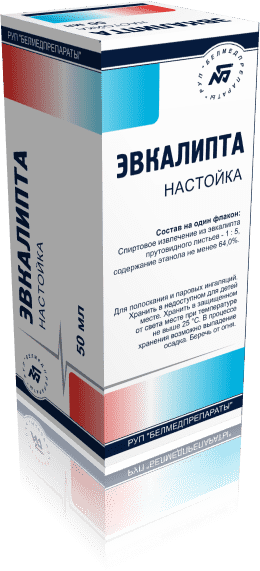 Эвкалипта настойка настойка для местного прим. и ингаляций 50мл флакон №1