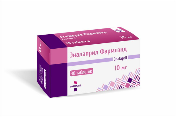 Эналаприл Фармлэнд таблетки 10мг упаковка №30