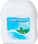 Зубная нить DENTOROL клубника 65м