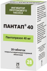 Пантап таблетки кишечнораств. 40мг упаковка №28