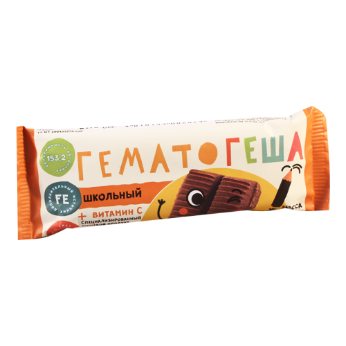 Гематогеша школьный спец.пищ.продукт плитка 40г №1