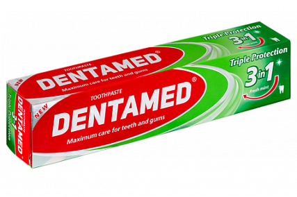 Зубная паста DENTAMED Triple Protection 3в1 100г