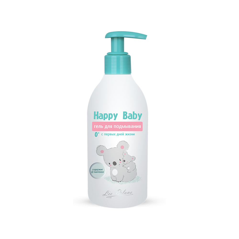 Гель детский Happy Baby для подмывания  с первых дней жизни 300г №1